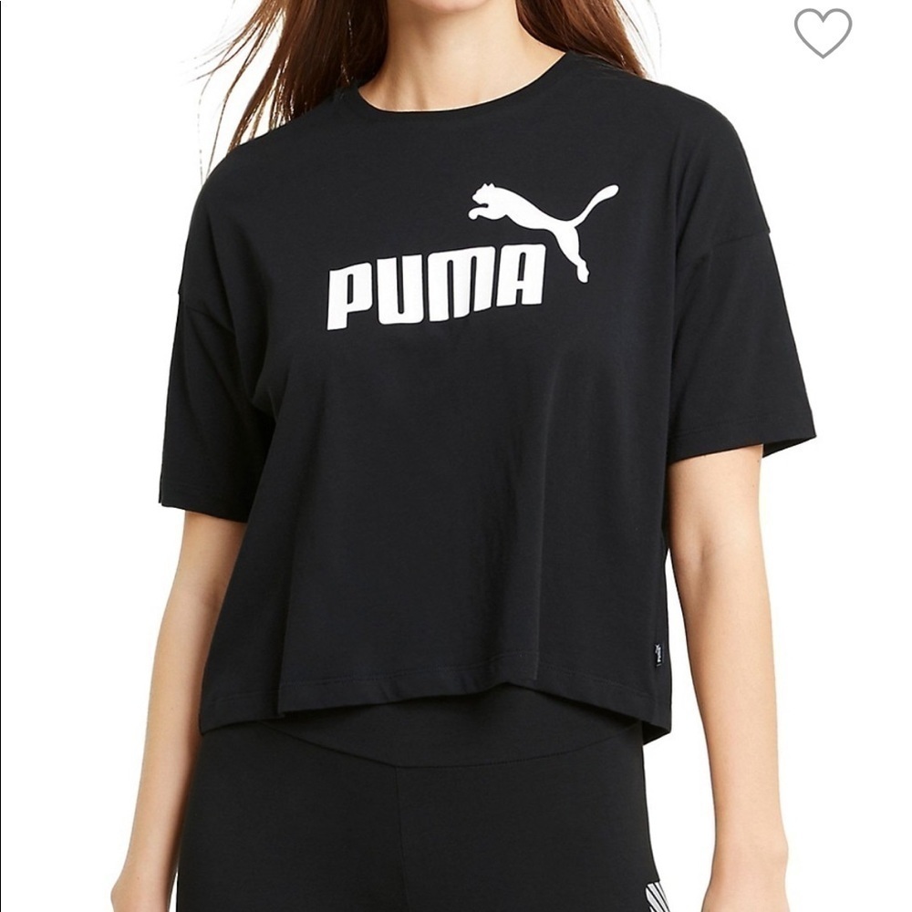 Puma Essentials Cropped Logo T-Shirt NWT